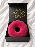 My Piercing Pillow | Comfort Pillow for Healing Ear Piercings Red